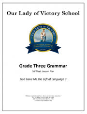 Lesson Plans – Grade 03 Gift of Language Grammar